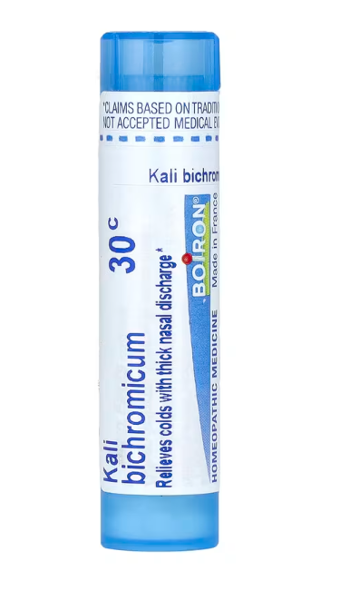 Boiron Kali Bichromicum 30C homeopathic medicine tube