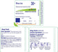 Rear label of Boiron Rhus Tox 30C displaying ingredient dilution, dosage instructions, and safety information