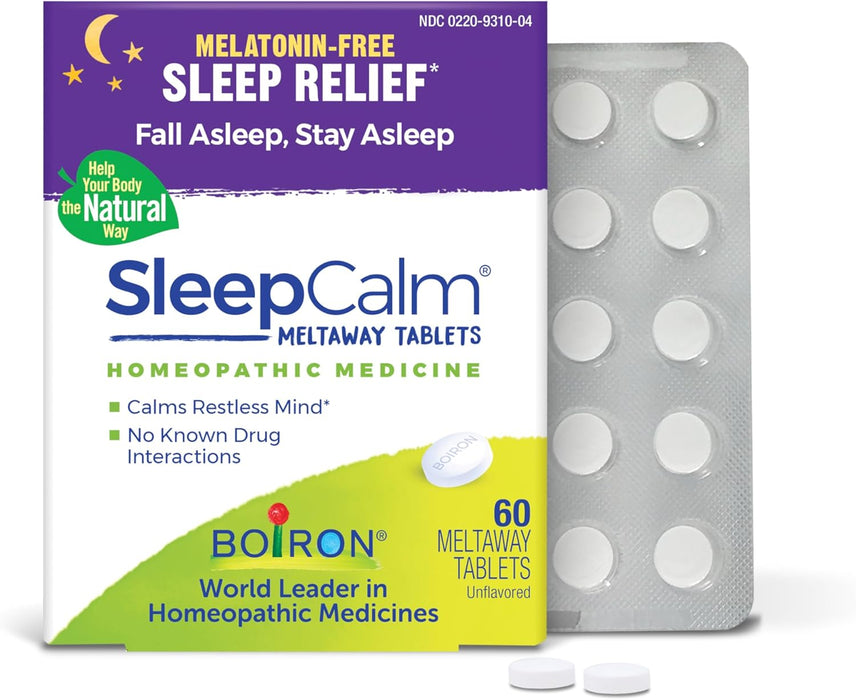 Boiron SleepCalm tablets for occasional sleeplessness relief 60 Tablets