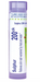 Rear label of Boiron Sulphur 30C displaying ingredient dilution, dosage instructions, and safety information
