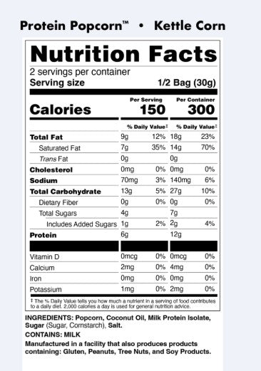 Bucked Up Protein Popcorn
