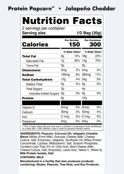 Bucked Up Protein Popcorn