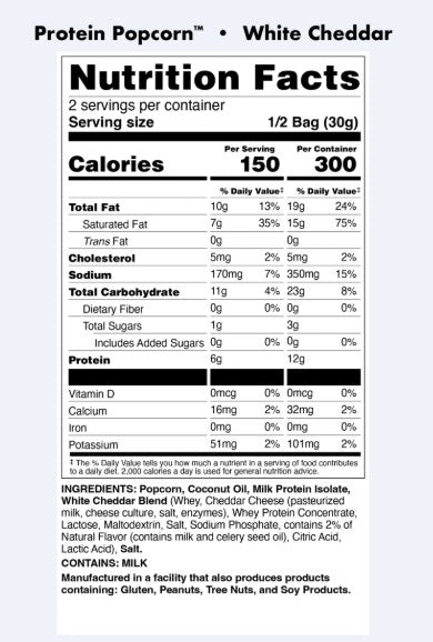 Bucked Up Protein Popcorn