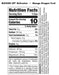 Back label of DAS Labs Bucked Up Refresher Energy RTD Mango Dragon Fruit showing the Supplement Facts panel, ingredients, nutrition information, directions, and manufacturer details.