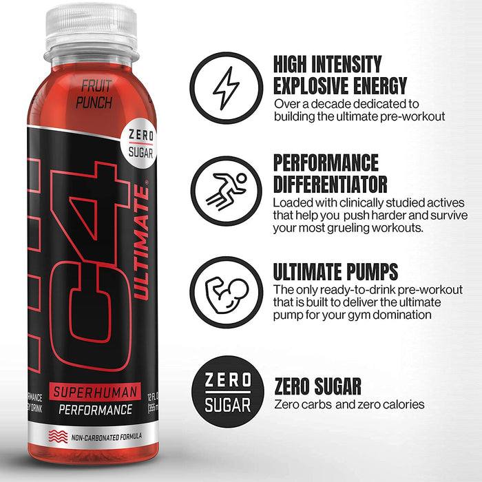 Cellucor C4 Ultimate On The Go Non-Carbonated RTD