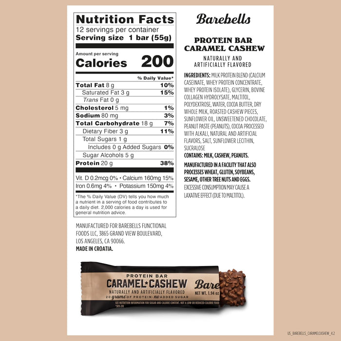 Barebells Protein Bar | High Protein, No Added Sugar