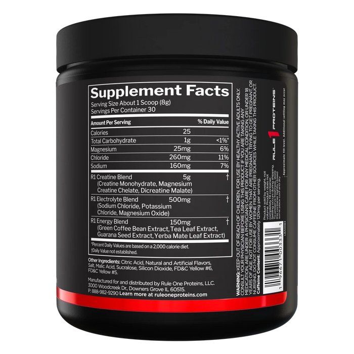 Rule 1 Charged Creatine Mandarin Mango, alternate product view