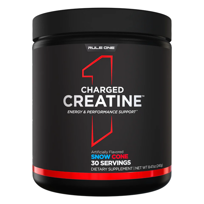 Rule 1 Charged Creatine Snow Cone, 30 serving tub
