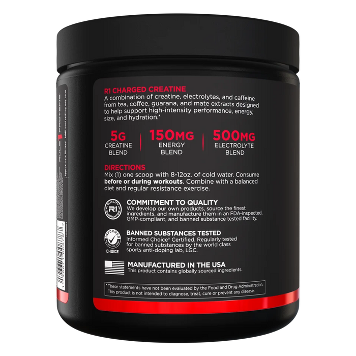 Rule 1 Charged Creatine Snow Cone, alternate product view