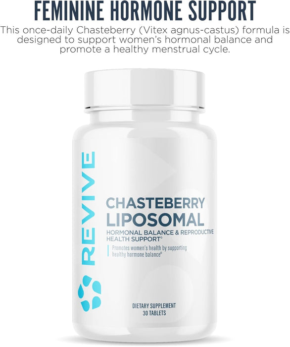 Revive MD Chasteberry Liposomal |  Vitex Support for Women’s Hormone Health