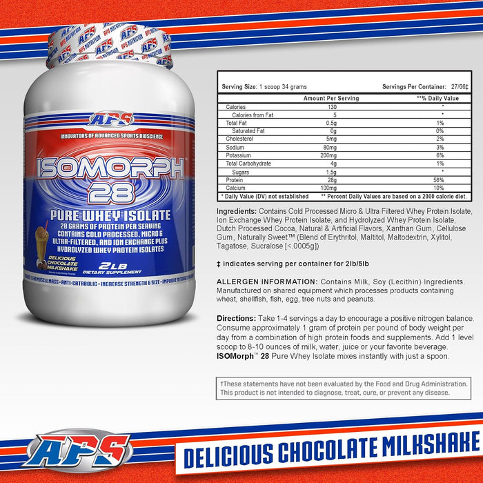 APS IsoMorph 28 | Premium Whey Protein Isolate