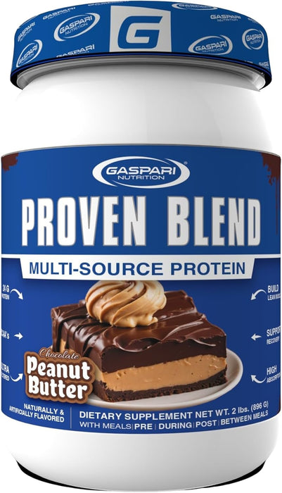 Gaspari Nutrition Proven Blend Multi-Source Protein Chocolate Peanut Butter | Tigerfitness.com