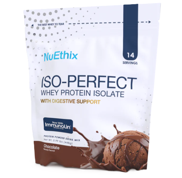 NuEthix ISO-Perfect Protein with ImmunoLin®Chocolate – Immune & Gut Health Support | TigerFitness