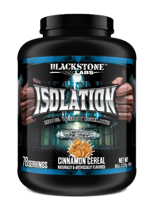 BlackStone Labs Isolation | Pure Whey Protein Isolate Powder