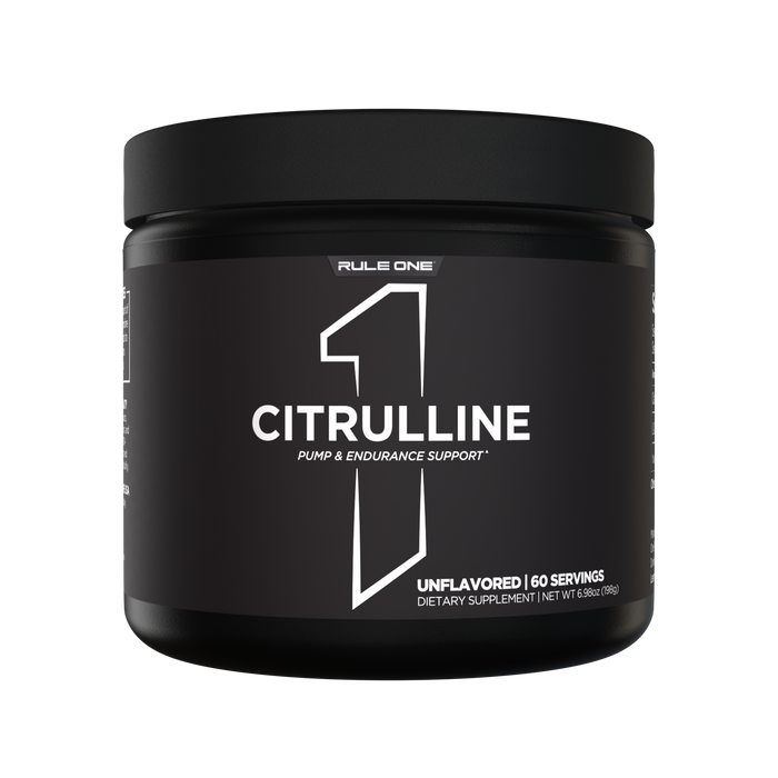 Rule 1 Citrulline unflavored, 60 serving container