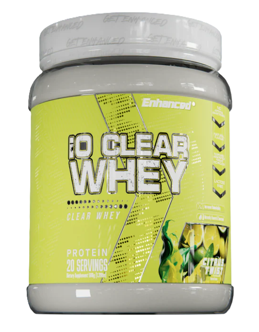Enhanced Labs iO Clear Whey – Citrus Twist Fast Digesting Whey Protein Isolate Powder | TigerFitness