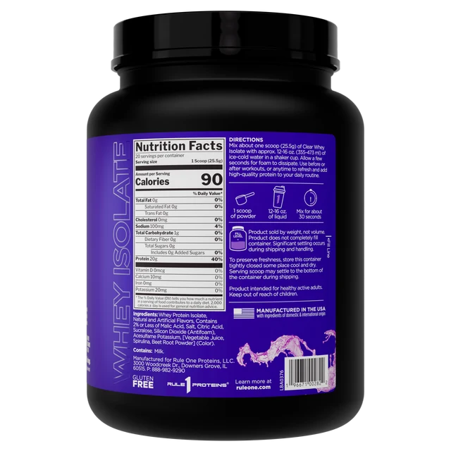 R1 Clear Whey Isolate