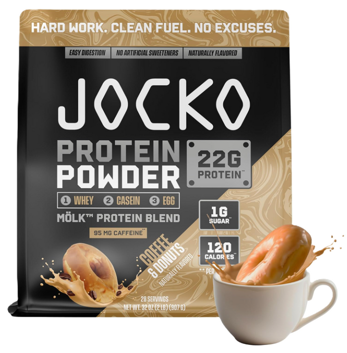 Jocko Fuel Molk Protein Coffee & Donuts – TigerFitness.com