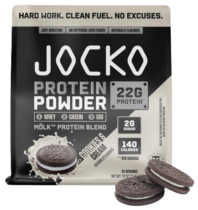 Jocko Fuel Molk Protein Cookies & Cream – TigerFitness.com