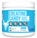 Bucked Up Creatine Candy Blue Razz chewable creatine tablets featuring 5g micronized creatine monohydrate per serving in a convenient candy-inspired formula.