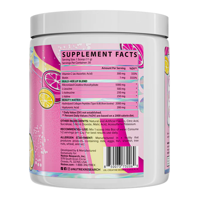 Nutrex Creatine For Women + Booty & Beauty