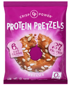 Crisp Power Protein Pretzels