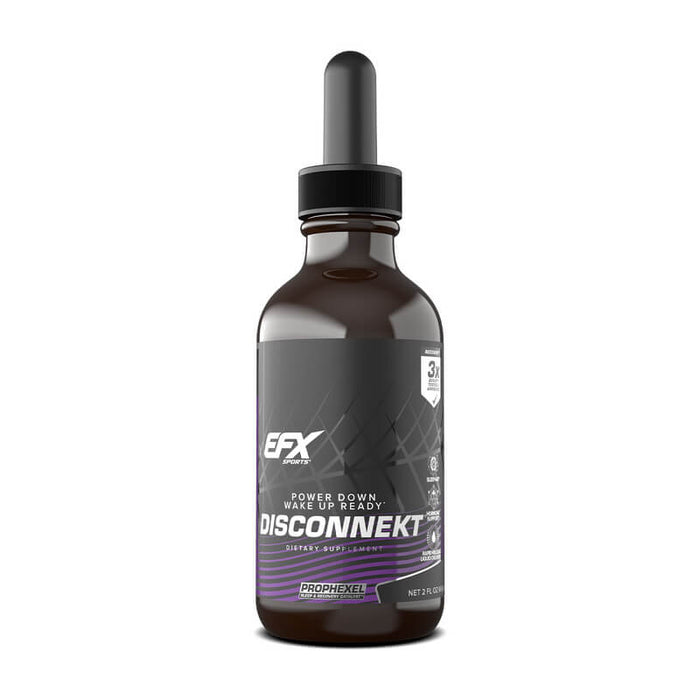 EFX Sports DisconneKt 2 fl oz sublingual sleep liquid bottle