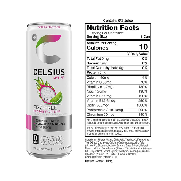 Celsius Fizz Free RTD 12oz