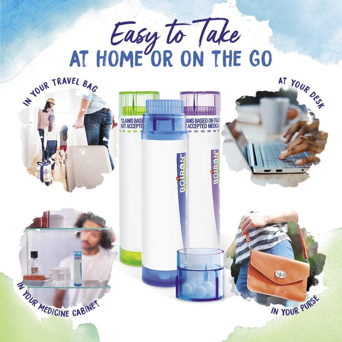 Back of Boiron Silicea Easy to take on the go!