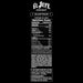 El Jefe Energy Drink Killer Peach nutrition facts panel