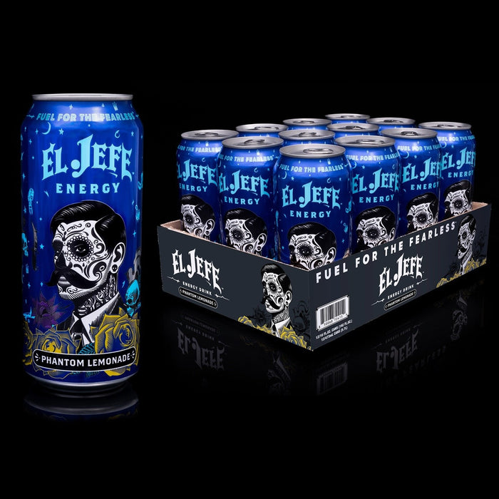 El Jefe Energy Drink Phantom Lemonade 12 pack