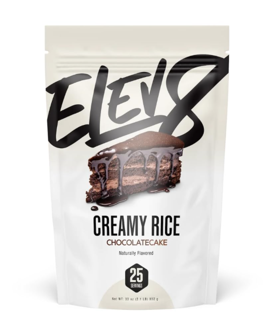 Elev8 Creamy Rice Chocolate Cake fast digesting carbs for performance and muscle recovery