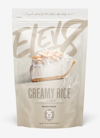 Elev8 Creamy Rice Coconut Cream Pie carb powder for clean energy and performance support