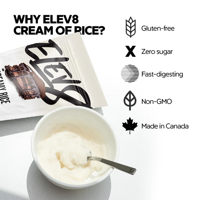 Elev8 Creamy Rice  fast digesting carb supplement for clean energy