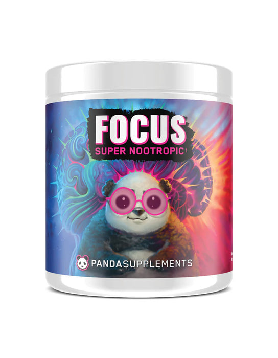 Panda Supps FOCUS Capsules – Pink Lemonade 30 Servings Nootropic Formula for Focus and Cognitive Performance