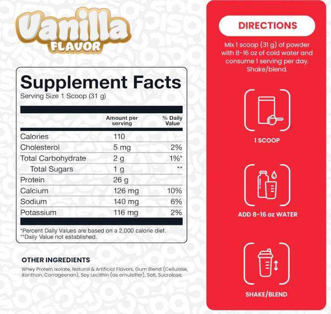 Basic Supplements Basic Isolate | Pure Whey Protein Isolate