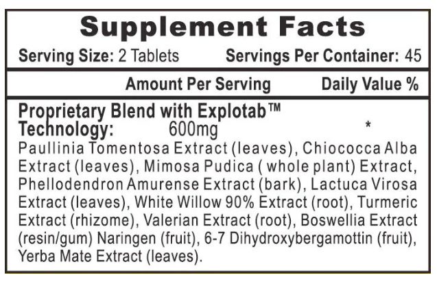 Hi-Tech Pharmaceuticals Pain-Rx | Natural Joint, Muscle & Pain Support