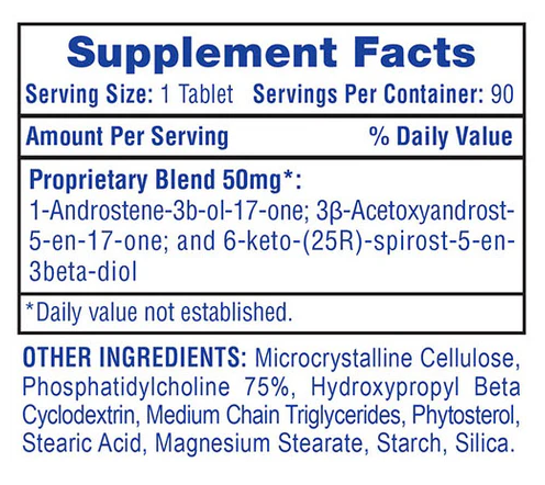 Hi-Tech Pharma Primobolan Prohormone Supplement Facts Label | TigerFitness.com