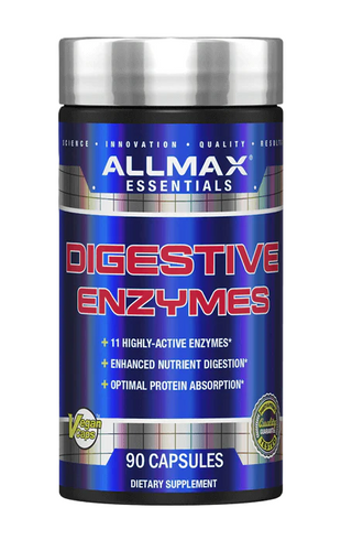 Allmax Digestive Enzyme Supplement | Gut Health, Digestion & Nutrient Absorption Support | Shop TigerFitness.com