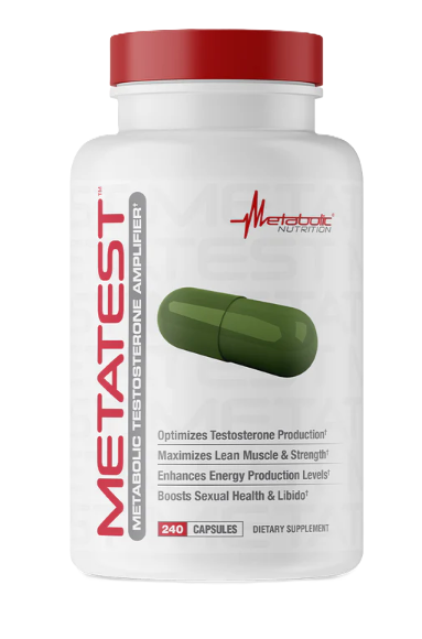 Metabolic Nutrition Metatest 240 Capsules – Natural Testosterone Booster – TigerFitness