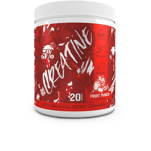 5% Nutrition Code Red Creatine Strength and Power Formula Front Fruit Punch 20 Servings 