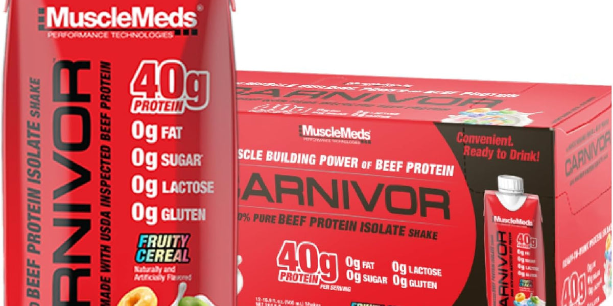 Shop MuscleMeds Carnivor RTD | 100% Beef Protein Isolate Drink Shop MuscleMeds Carnivor RTD | 100% Beef Protein Isolate Drink