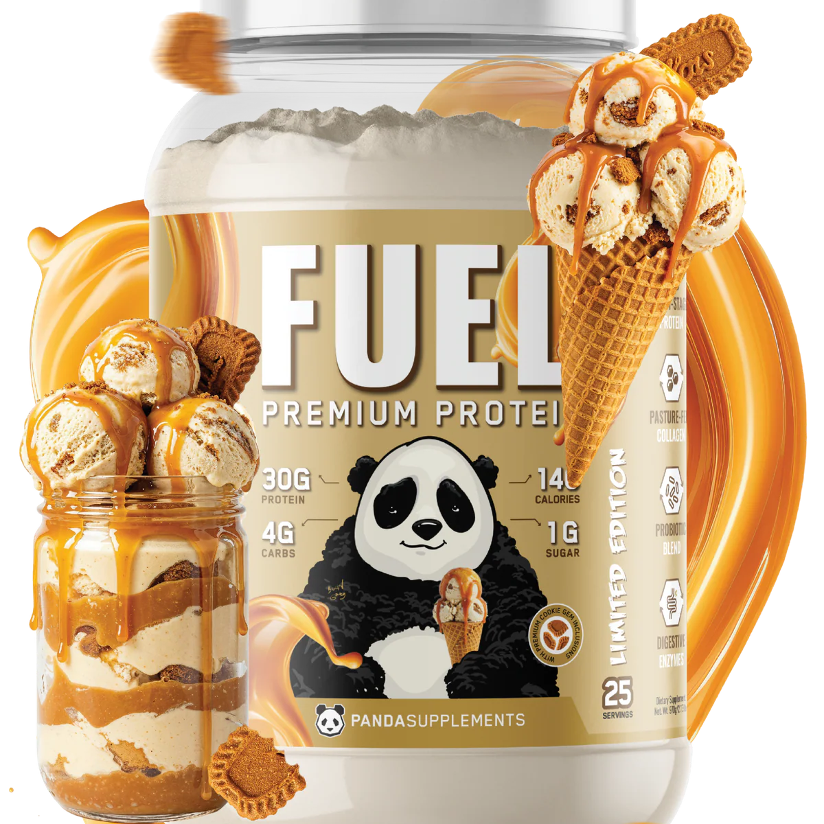 Panda Supps FUEL Protein | Premium Whey Blend for Muscle Support