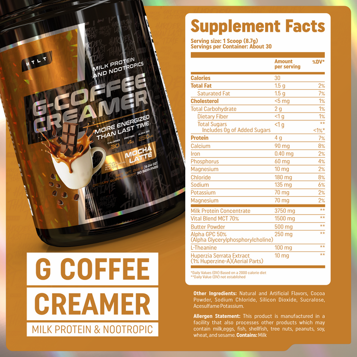 HTLT G Coffee Creamer benefits