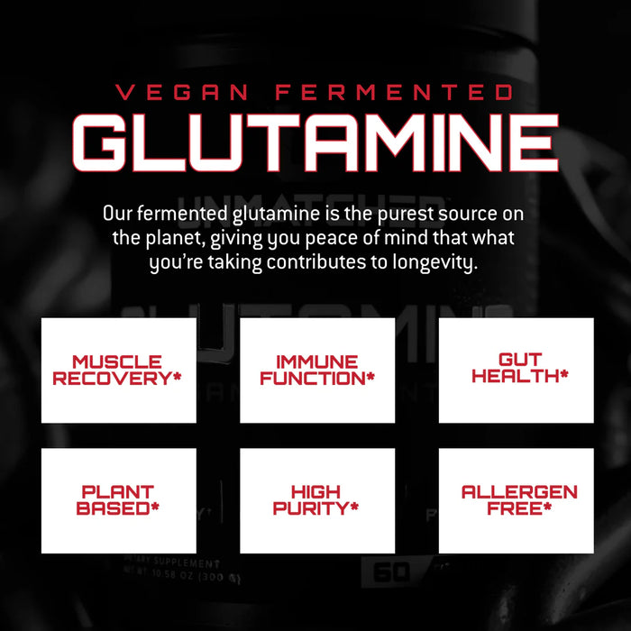 Unmatched Glutamine Powder | Vegan Fermented L-Glutamine