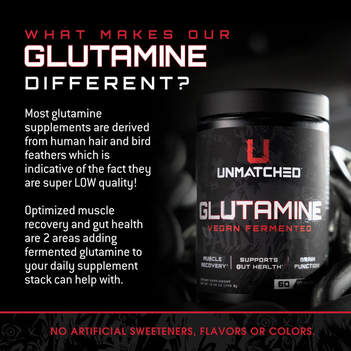 Unmatched Glutamine Powder | Vegan Fermented L-Glutamine