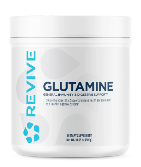 Revive MD Glutamine 30 Servings – single ingredient glutamine powder for digestive, immune, and recovery support