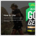 How to use BPN Go Gels, one gel every 30 to 45 minutes during endurance training