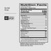 BPN Go Gels Mango nutrition facts panel and ingredients