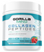 Gorilla Mind Collagen Peptides Mixed Berry premium hydrolyzed collagen powder container for convenient daily hair, skin, nail, and joint support.